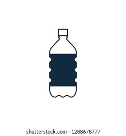 Water Bottle Icon Drink symbol Company Logo Template