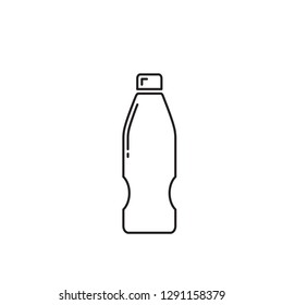 Water Bottle Icon Drink Symbol Logo Template 