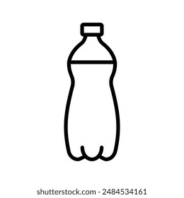 Icono de botella de agua para hidratación, equipo de fitness y gráficos de Productos ecológicos