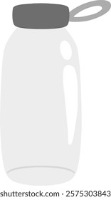 water bottle icon isolated on transparent background