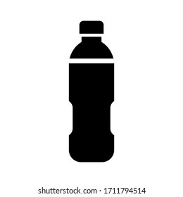 Water Bottle Icon Or Logo Isolated Sign Symbol Vector Illustration - High Quality Black Style Vector Icons
