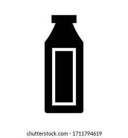 water bottle icon or logo isolated sign symbol vector illustration - high quality black style vector icons
