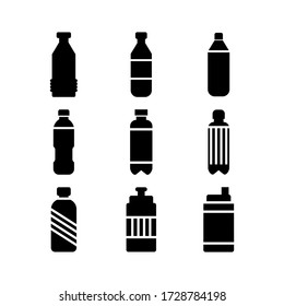 Water Bottle Icon Or Logo Isolated Sign Symbol Vector Illustration - Collection Of High Quality Black Style Vector Icons
