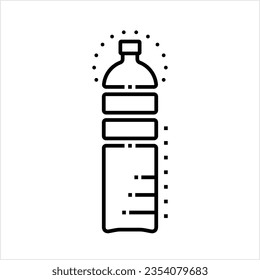 Water Bottle Icon, Mineral Water Bottle Vector Art Illustration
