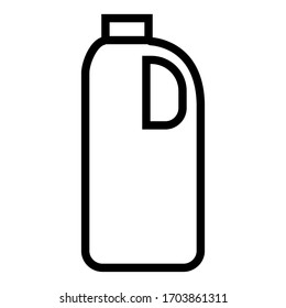 water bottle icon. oil vector icon. oil bottle stroke icon . Line vector . wine bottle vector .