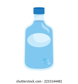water bottle icon on white background