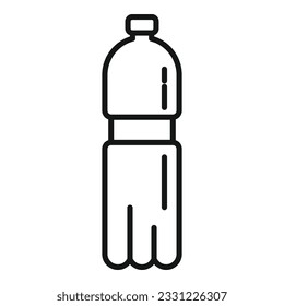 Water bottle icon outline vector. Filter equipment. System tank