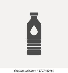 Water Bottle Icon Sign Vector,Symbol, Logo Illustration For Web And Mobile