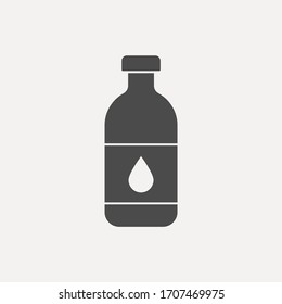 Water bottle icon sign vector,Symbol, logo illustration for web and mobile