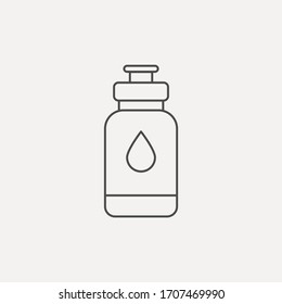 Water bottle icon sign vector,Symbol, logo illustration for web and mobile