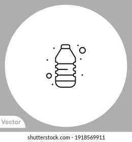 Water bottle icon sign vector,Symbol, logo illustration for web and mobile