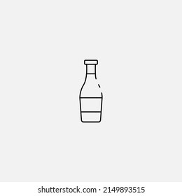 Water bottle icon sign vector,Symbol, logo illustration for web and mobile