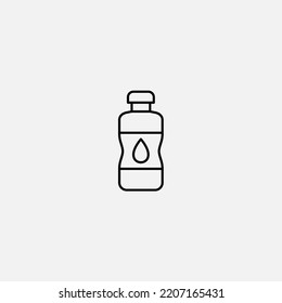 Water bottle icon sign vector,Symbol, logo illustration for web and mobile