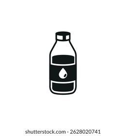 Water bottle icon. Simple water bottle icon for social media, app and web design. Vector illustration.