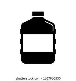 Water, bottle icon. Simple vector liquid container icons for ui and ux, website or mobile application