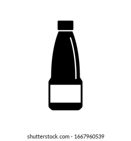 Agua, icono de botella. Iconos simples de recipientes vectoriales para ui y ux, sitio web o aplicación móvil