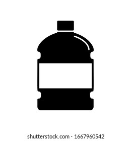 Water, bottle icon. Simple vector liquid container icons for ui and ux, website or mobile application