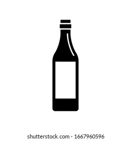 Water, bottle icon. Simple vector liquid container icons for ui and ux, website or mobile application