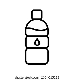 water bottle icon, water bottle simple vector icon