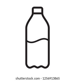 water bottle icon in trendy flat style 