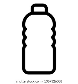 water bottle icon vector