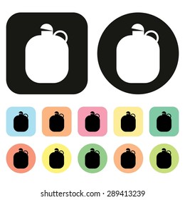 Water bottle icon. Water. Bottle. Vector