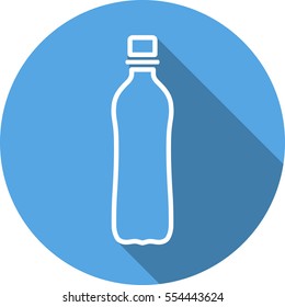 water bottle icon vector