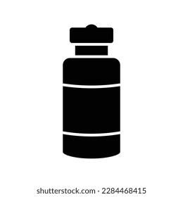 water bottle icon vector design template in white background