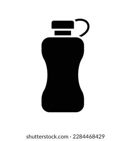 water bottle icon vector design template in white background