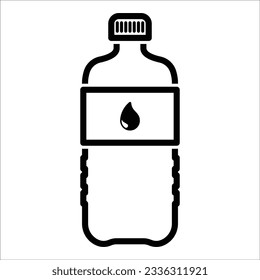 water bottle icon vector design template