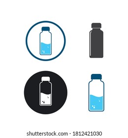 water bottle icon vector illustration design template