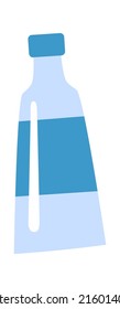 Water bottle icon. Vector illustration