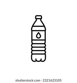 Water Bottle icon in vector. Illustration