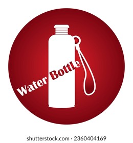 Water bottle icon vector illustration symbol design