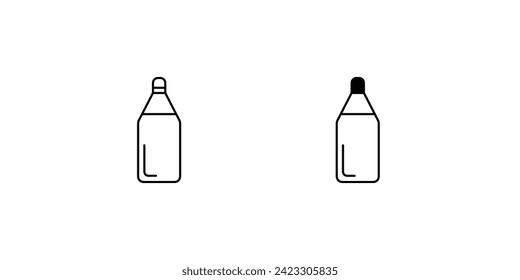 water bottle icon vector illustration 