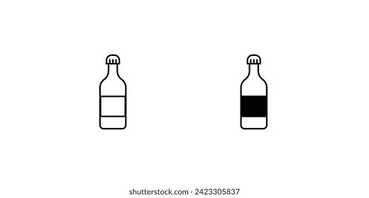 water bottle icon vector illustration 