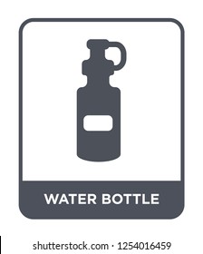 water bottle icon vector on white background, water bottle trendy filled icons from Hockey collection, water bottle simple element illustration