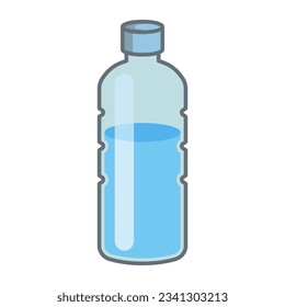 Water in the bottle icon vector on trendy style for design and print