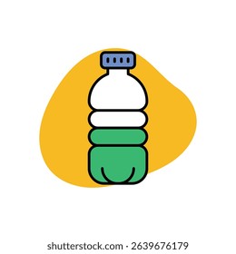 Water Bottle Icon vector stock illustration