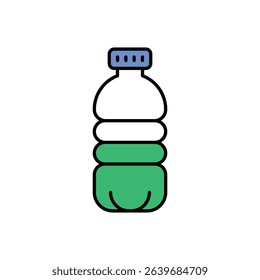 Water Bottle Icon vector stock illustration