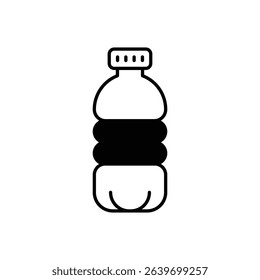 Water Bottle Icon vector stock illustration