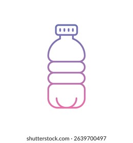 Water Bottle Icon vector stock illustration