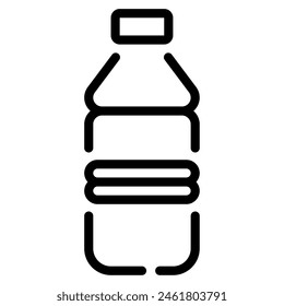 Icono de la botella de agua para el Web, App, infografía, etc