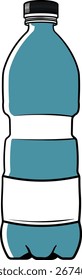 Icono de botella de agua sin fondo.