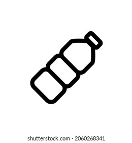 Water bottle icon,editable stroke vector