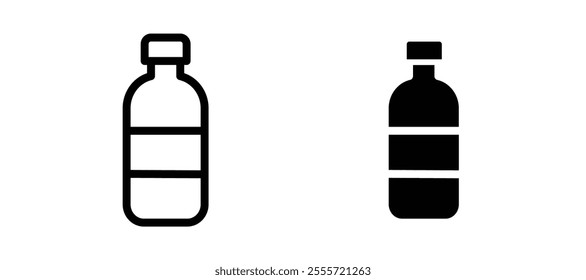 Water bottle icons for web ui designs