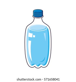 Water bottle isolated.