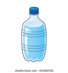 Water Bottle Isolated Stock Vector (Royalty Free) 651483763 | Shutterstock