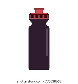 Water bottle isolated