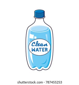 Water bottle isolated